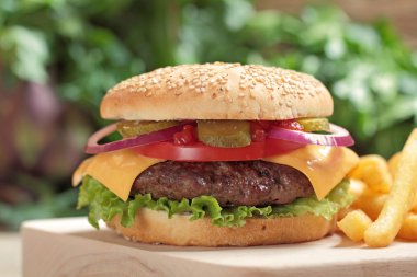 hamburger eti küvette