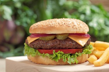 hamburger eti küvette