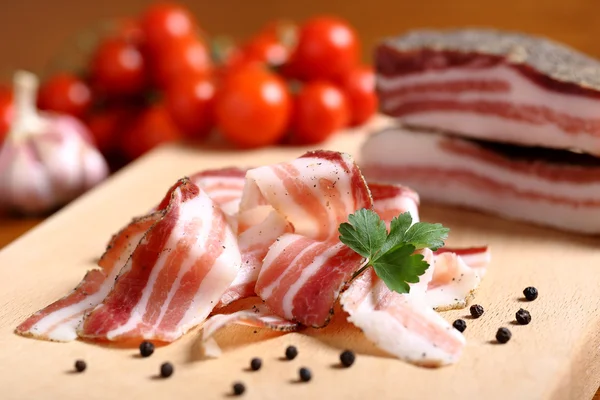 Italian cold cuts on the table — Stock Photo, Image