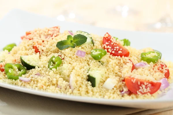 Couscous med grönsaker — Stockfoto