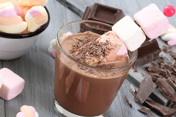 Marshmallow dan coklat — Stok Foto