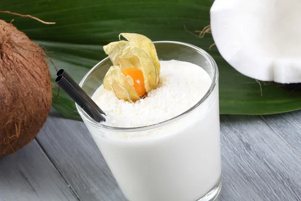 Batido de coco — Fotografia de Stock