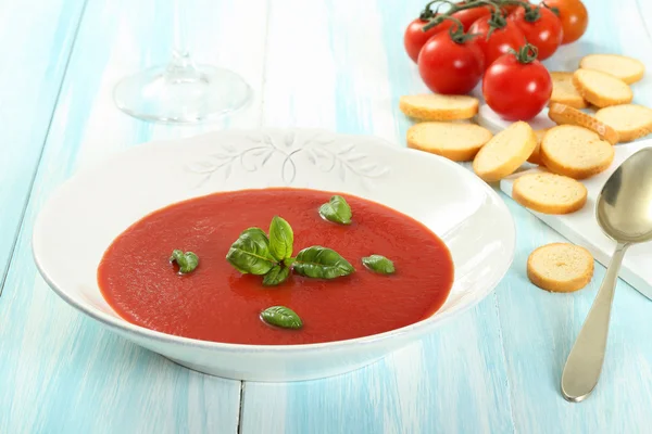 Tomatensuppe — Stockfoto