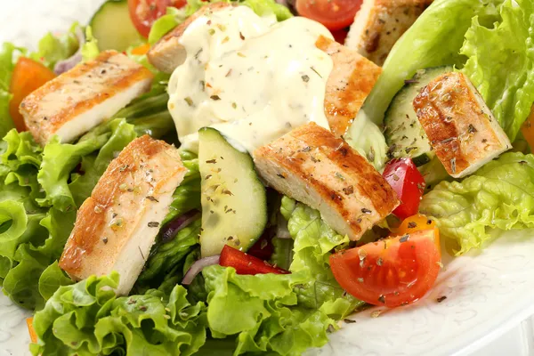 Kycklingsallad — Stockfoto