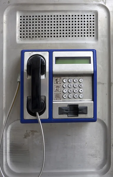 Telefone público moderno — Fotografia de Stock