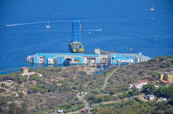 Остров лилия - восстановление круизного судна 3 — стоковое фото