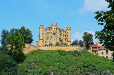 Castle hohenschwangau, Almanya 1