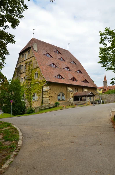 Rothenburg ob der tauber, domácí noria — Stock fotografie