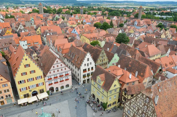 Rothenburg ob der tauber, 11 genel bakış — Stok fotoğraf