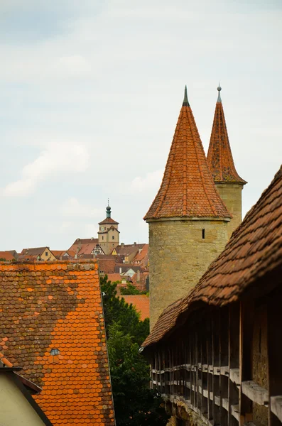 Rothenburg ob der tauber, 3 genel bakış — Stok fotoğraf