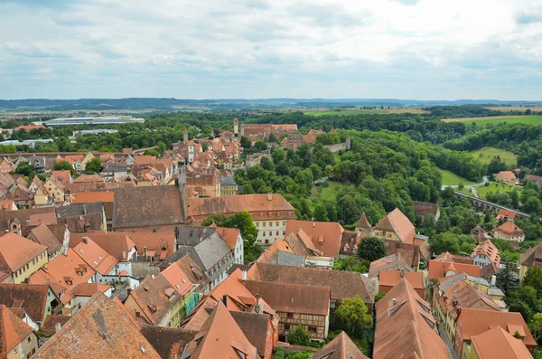 Rothenburg ob der Tauber, visão geral 8 — Fotografia de Stock