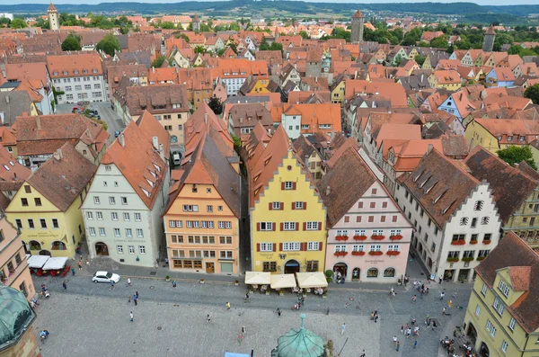 Rothenburg ob der tauber, torget 1 — Stockfoto
