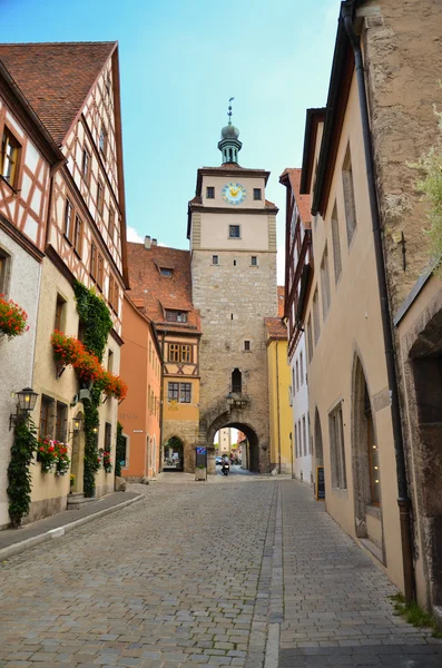 Rothenburg ob der tauber, kule — Stok fotoğraf