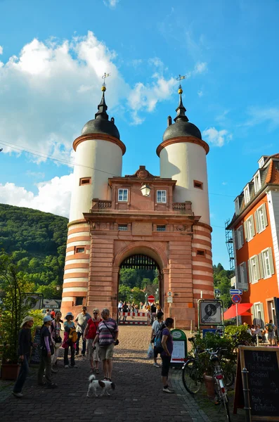 Heidelberg, brána do mostu 1 — Stock fotografie