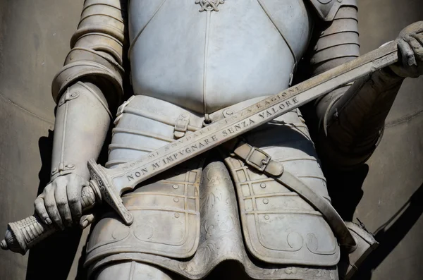 Detalhe de uma estátua, Uffizi Florença — Fotografia de Stock