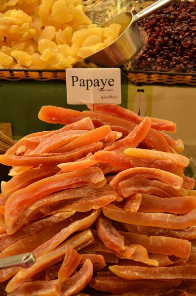 Dried papaya — Stock Photo, Image