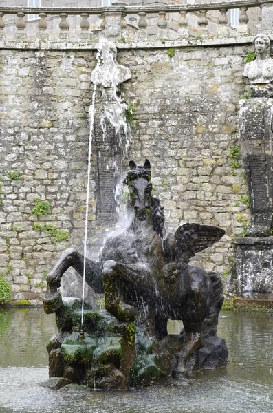 Pegasus fontána, villa lante — Stock fotografie