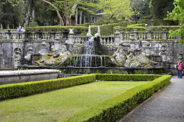 Brunnen der Giganten, Villa lante — Stockfoto