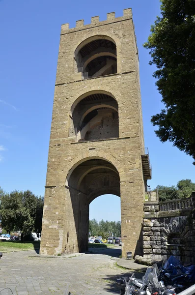 Věž st. niccolo, Florencie — Stock fotografie