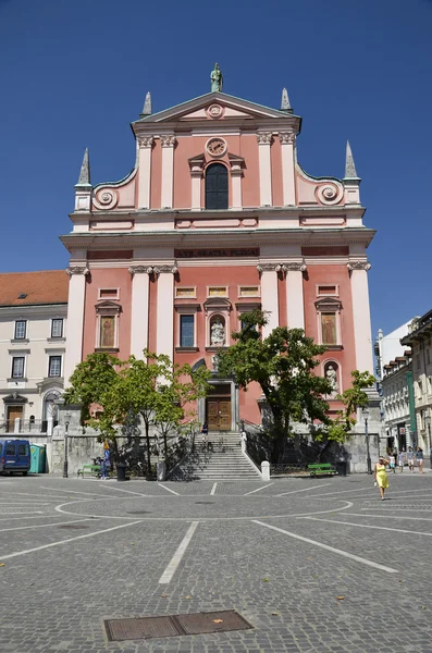 Františkánský kostel, Lublaň — Stock fotografie