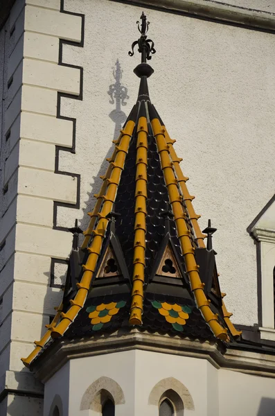 Detail věže, Záhřeb — Stock fotografie