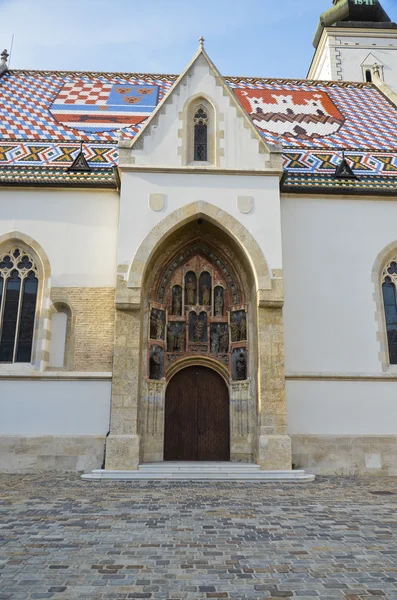 Iglesia de San Marcos, Zagreb — Foto de Stock