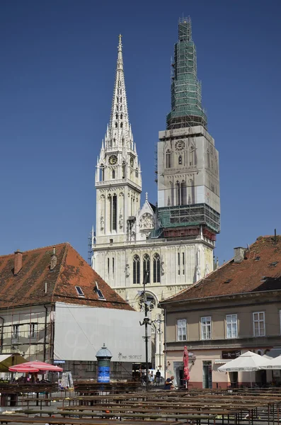 St. stephen's kathedraal, zagreb — Stockfoto