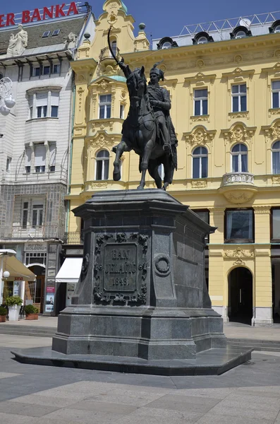 Josip Jelacic of Buzim, Zagreb 3 — Stock Photo, Image