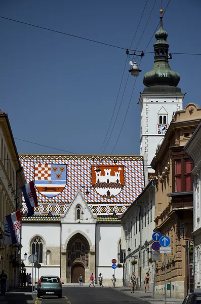Igreja de São Marcos, Zagreb 11 — Fotografia de Stock
