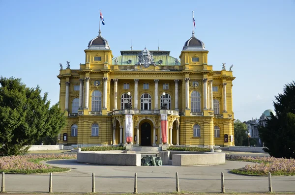 Kroatische nationale theater, zagreb 4 — Stockfoto