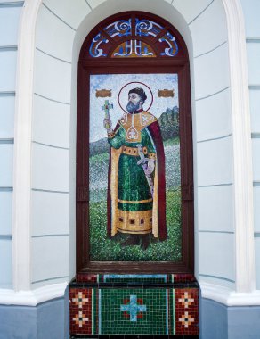 başkalaşım sumy, katedrale Ukrayna dış mozaik simgesi