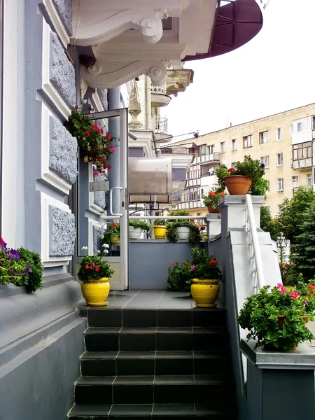 Flower porch — Stock Photo, Image