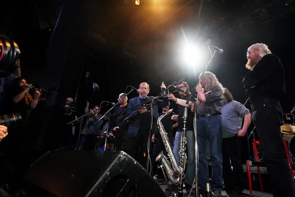 Vaclav Havel en el club de música — Foto de Stock