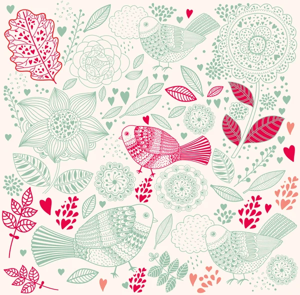 Floral background — Stock Vector