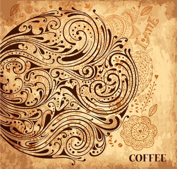 Шаблон з кавовим горщиком — стоковий вектор