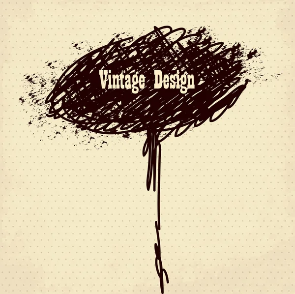 Fond vintage abstrait — Image vectorielle