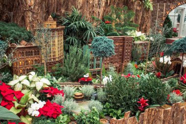 Grand Rapids Michigan binalarının tatil gösterisi