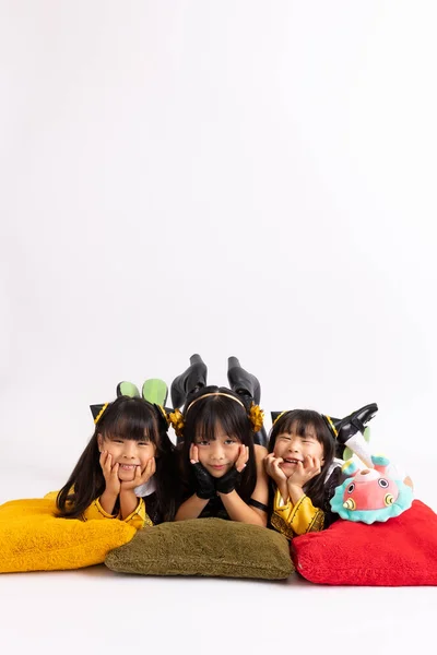 Menina Cosplaying Anime Japonês Para Halloween — Fotografia de Stock