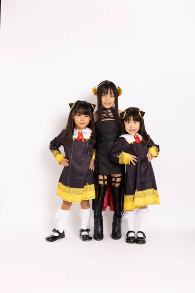 Girl Cosplaying Japanese Anime Halloween — Stock Photo, Image