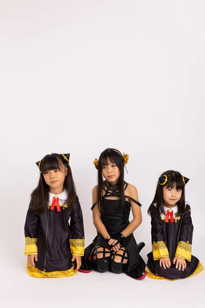 Menina Cosplaying Anime Japonês Para Halloween — Fotografia de Stock