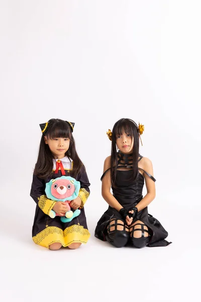 Girl Cosplaying Japanese Anime Halloween — Stock Photo, Image