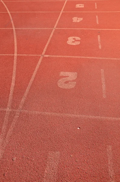 Corridas de pista esportiva . — Fotografia de Stock