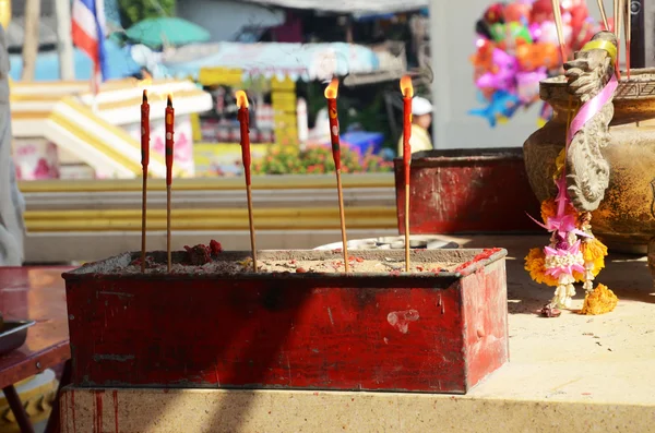 Offerings begging by religious belief,. — Stock Photo, Image