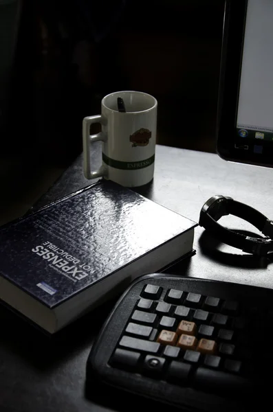 Device on a desk. — Stock Photo, Image