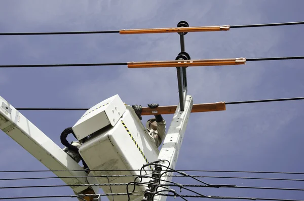 Elektriska tekniker. — Stockfoto