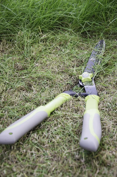 Scissors to cut the grass. — Stock Photo, Image