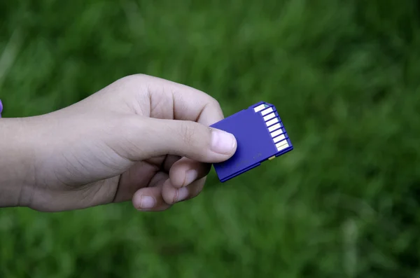 Memory and hands. — Stock Photo, Image