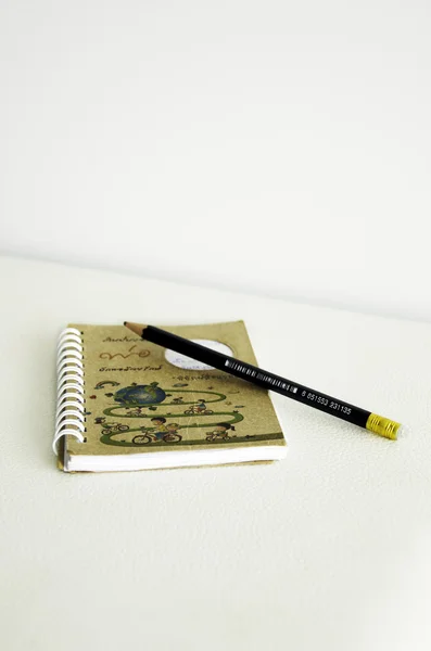 Notebook pencil. — Stock Photo, Image