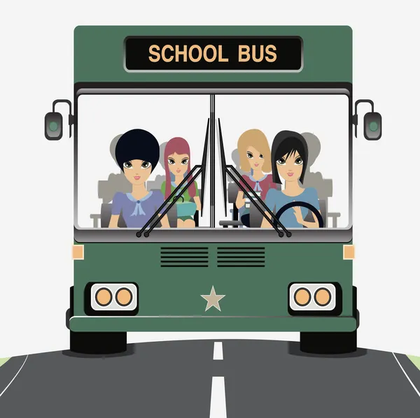Шкільний автобус . — стоковий вектор