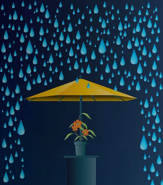 Paraguas de lluvia. — Vector de stock